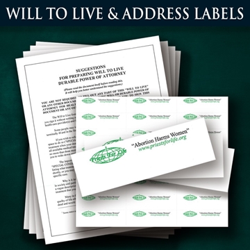 Picture for category Will to Live & Mailing Labels