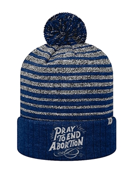 Picture of Pray to End Abortion (nvy/ gry) beanie