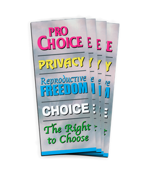 Picture of Pro-Choice/ Privacy/ Reproductive Freedom/ Choice  Pamphlet