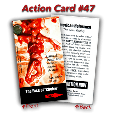 Picture of Pro-Life Action Cards