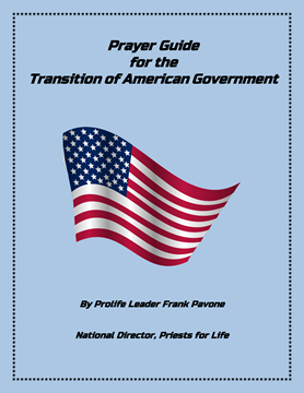 A Prayer Guide for the Transition of the American Government