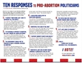Picture of 10 Responses to Pro-Abortion Politicians - Digital Version